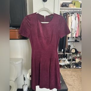 BCBGMAXAZRIA Suede Dress